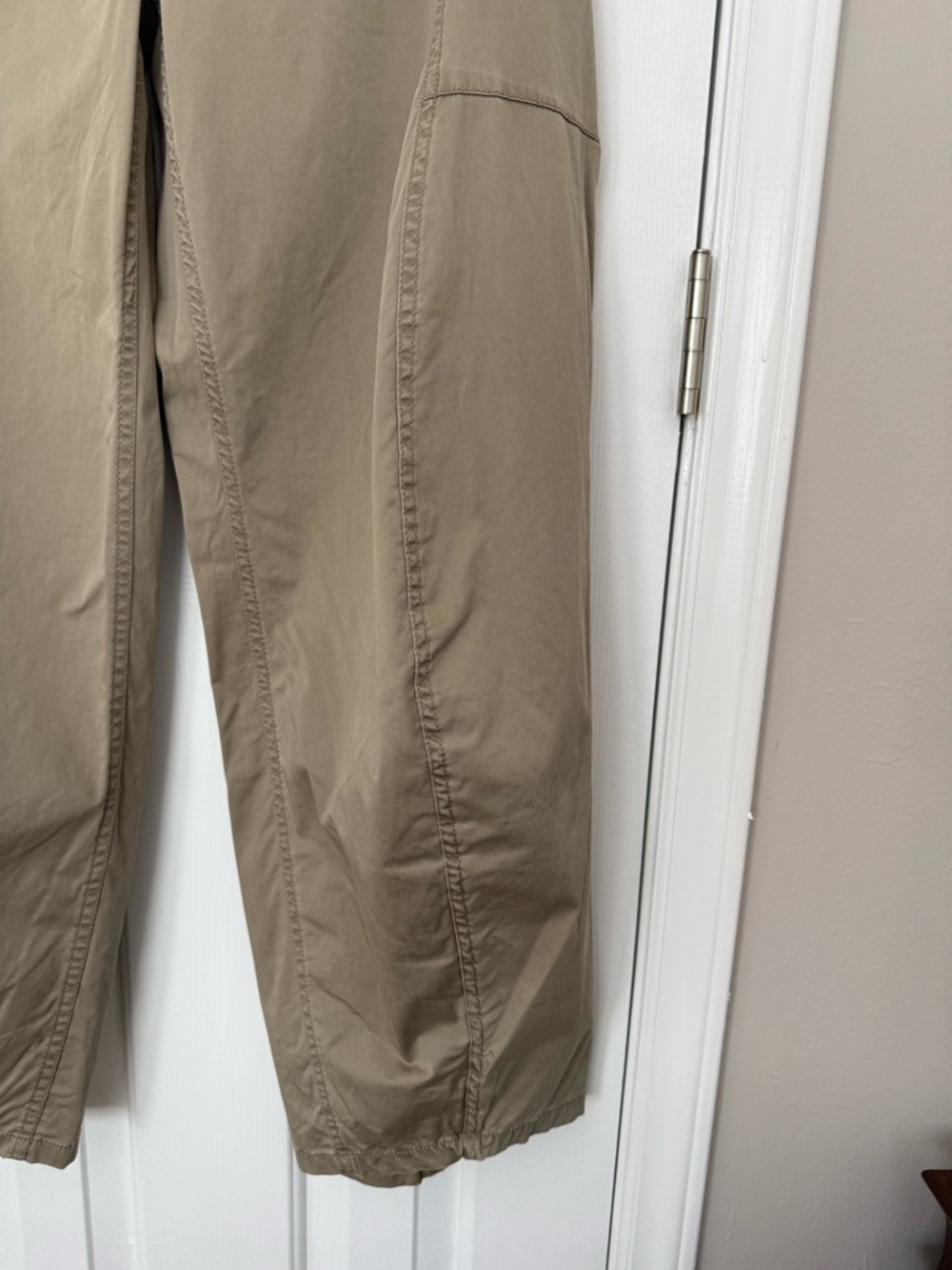 Tibi | Garment Dyed Silky Cotton Sid Chino Pant | Size 27S | Acorn - Picture 4 of 16